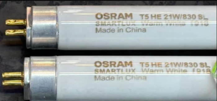 OSRAM 21W T5 Fluorescent Lamp 830 Warm White 3000K with High CRI for Office, Retail, and Display Lighting Needs, Reliable Fluorescent Tube with Long Service Life